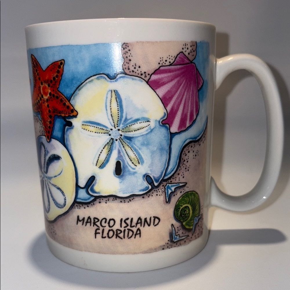 Seashell Design Mug - Multicolor - Picture 3 of 6